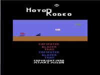 une photo d'Ã©cran de MotoRodeo sur Atari 2600